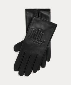 LAUREN RALPH LAUREN / ローレン ラルフ ローレン 手袋 | ロゴエンボスド シープスキン テック グローブ