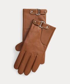 LAUREN RALPH LAUREN / ローレン ラルフ ローレン 手袋 | バックルトリム シープスキン テック グローブ
