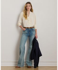 LAUREN RALPH LAUREN / ローレン ラルフ ローレン デニムパンツ | ハイライズ ワイドレッグ ジーンズ