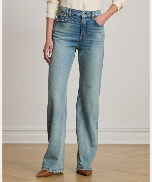 LAUREN RALPH LAUREN / ローレン ラルフ ローレン デニムパンツ | ハイライズ ワイドレッグ ジーンズ | 詳細2