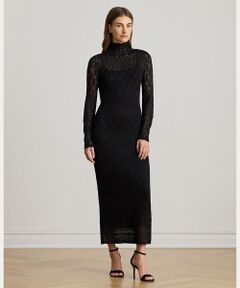 LAUREN RALPH LAUREN / ローレン ラルフ ローレン ロング・マキシ丈ワンピース | ポインテールニット タートルネック セーター ドレス