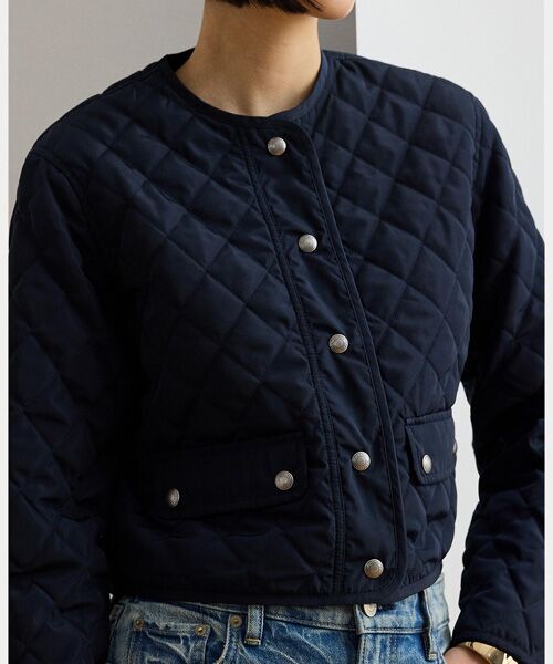 LAUREN RALPH LAUREN / ローレン ラルフ ローレン その他アウター | ダイヤモンドキルテッド クロップド ジャケット | 詳細4