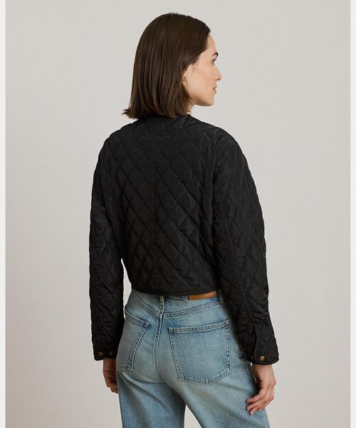 LAUREN RALPH LAUREN / ローレン ラルフ ローレン その他アウター | ダイヤモンドキルテッド クロップド ジャケット | 詳細3