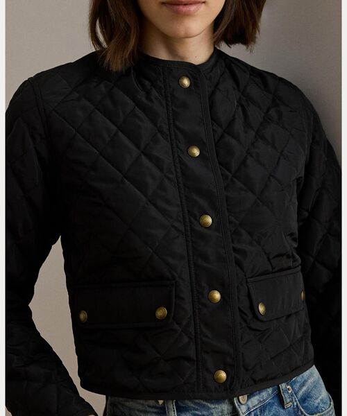 LAUREN RALPH LAUREN / ローレン ラルフ ローレン その他アウター | ダイヤモンドキルテッド クロップド ジャケット | 詳細4