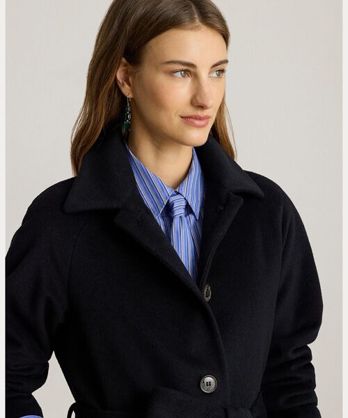 LAUREN RALPH LAUREN / ローレン ラルフ ローレン その他アウター | ベルテッド ウールブレンド コート | 詳細4