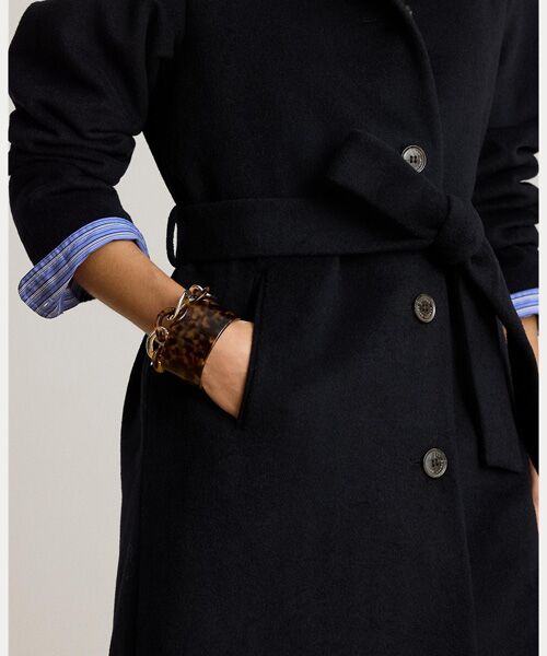 LAUREN RALPH LAUREN / ローレン ラルフ ローレン その他アウター | ベルテッド ウールブレンド コート | 詳細5