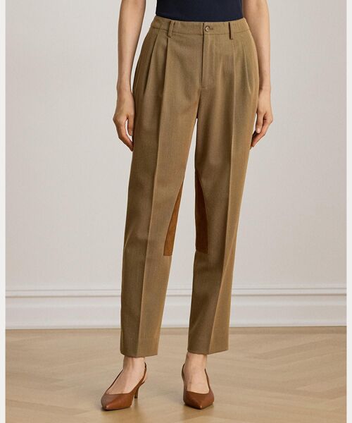 LAUREN RALPH LAUREN / ローレン ラルフ ローレン スラックス・ドレスパンツ | スエードトリム バイストレッチ ジョッパー パンツ | 詳細2