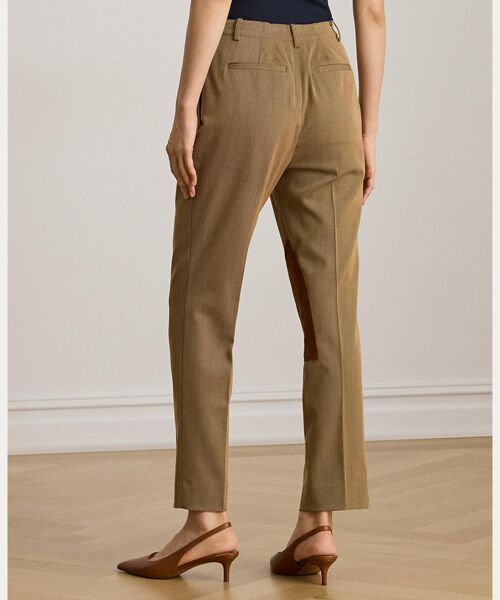 LAUREN RALPH LAUREN / ローレン ラルフ ローレン スラックス・ドレスパンツ | スエードトリム バイストレッチ ジョッパー パンツ | 詳細3