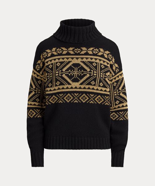 LAUREN RALPH LAUREN / ローレン ラルフ ローレン ニット・セーター | フェア アイル ウールブレンド タートルネック セーター | 詳細1