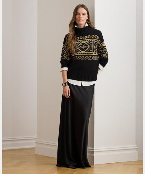 LAUREN RALPH LAUREN / ローレン ラルフ ローレン ニット・セーター | フェア アイル ウールブレンド タートルネック セーター | 詳細2