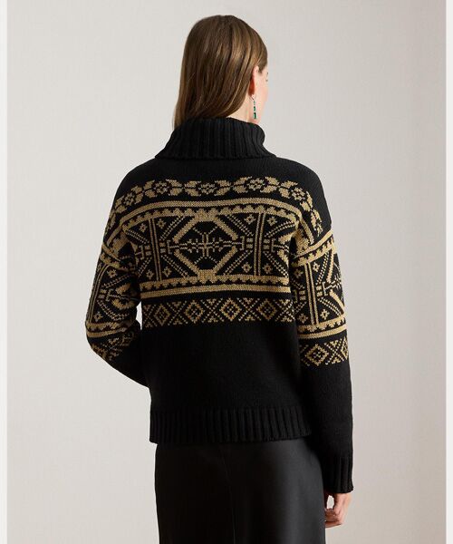 LAUREN RALPH LAUREN / ローレン ラルフ ローレン ニット・セーター | フェア アイル ウールブレンド タートルネック セーター | 詳細3