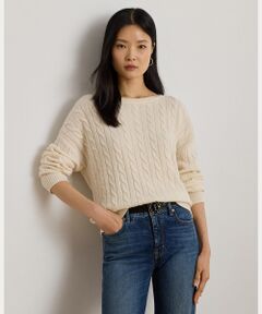 LAUREN RALPH LAUREN / ローレン ラルフ ローレン ニット・セーター | ケーブルニット ウールカシミヤ セーター