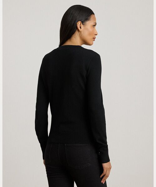 LAUREN RALPH LAUREN / ローレン ラルフ ローレン カーディガン・ボレロ | ベルティングプリント コットンブレンド カーディガン | 詳細3