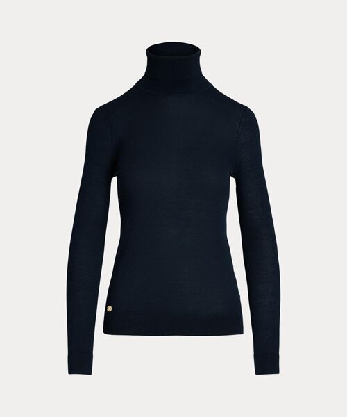 LAUREN RALPH LAUREN / ローレン ラルフ ローレン ニット・セーター | シルクブレンド タートルネック セーター | 詳細1