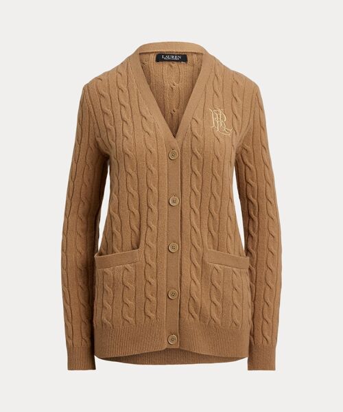 LAUREN RALPH LAUREN / ローレン ラルフ ローレン カーディガン・ボレロ | ケーブルニット ウールカシミヤ カーディガン | 詳細1