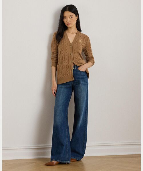 LAUREN RALPH LAUREN / ローレン ラルフ ローレン カーディガン・ボレロ | ケーブルニット ウールカシミヤ カーディガン | 詳細2