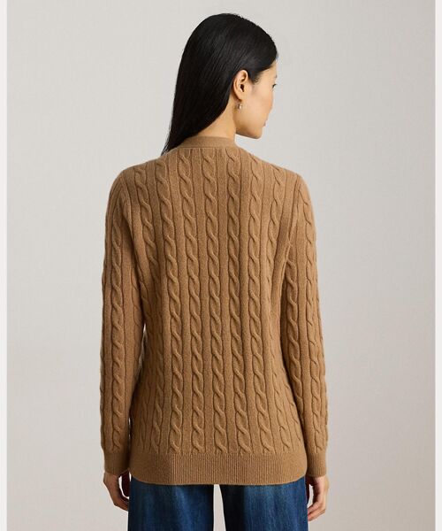 LAUREN RALPH LAUREN / ローレン ラルフ ローレン カーディガン・ボレロ | ケーブルニット ウールカシミヤ カーディガン | 詳細3