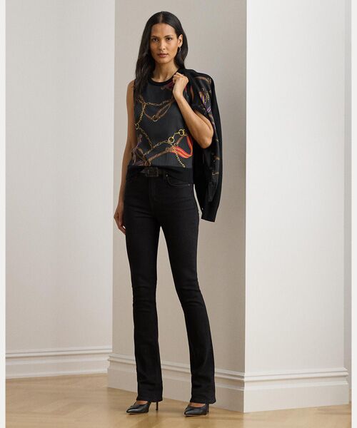 LAUREN RALPH LAUREN / ローレン ラルフ ローレン ニット・セーター | ベルティングプリント スリーブレス セーター | 詳細2