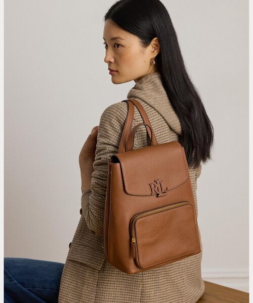 LAUREN RALPH LAUREN / ローレン ラルフ ローレン リュック・バックパック | ペブルド レザー ミディアム Cameryn バックパック | 詳細5