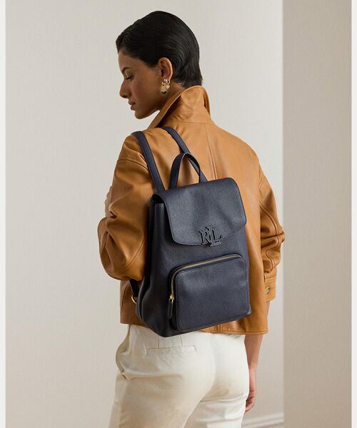 LAUREN RALPH LAUREN / ローレン ラルフ ローレン リュック・バックパック | ペブルド レザー ミディアム Cameryn バックパック | 詳細6