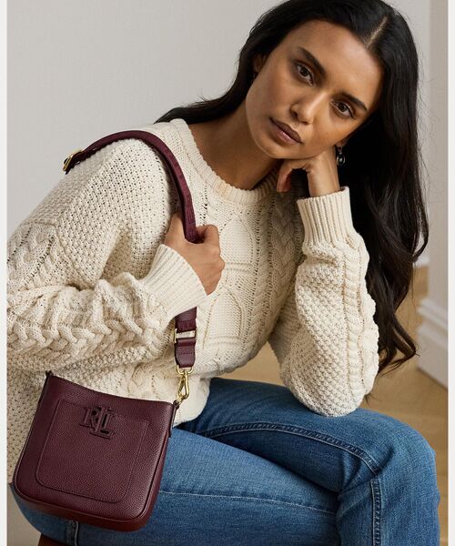 LAUREN RALPH LAUREN / ローレン ラルフ ローレン ショルダーバッグ | ペブルド レザー スモール Cameryn クロスボディ | 詳細5