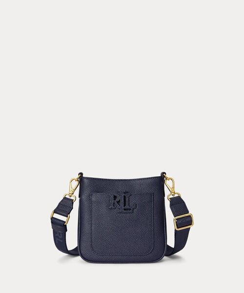 LAUREN RALPH LAUREN / ローレン ラルフ ローレン ショルダーバッグ | ペブルド レザー スモール Cameryn クロスボディ（410ネイビー）