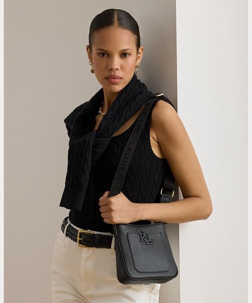 LAUREN RALPH LAUREN / ローレン ラルフ ローレン ショルダーバッグ | ペブルド レザー スモール Cameryn クロスボディ | 詳細5