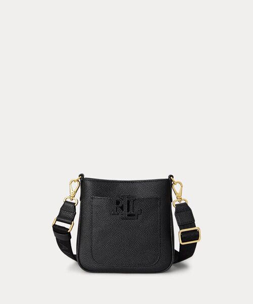 LAUREN RALPH LAUREN / ローレン ラルフ ローレン ショルダーバッグ | ペブルド レザー スモール Cameryn クロスボディ（001ブラック）