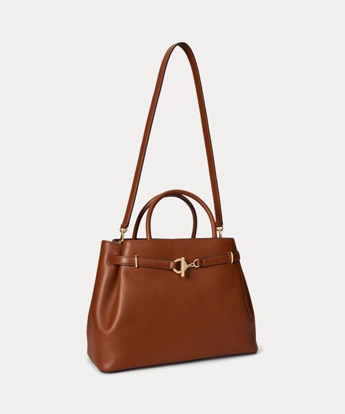 LAUREN RALPH LAUREN / ローレン ラルフ ローレン ハンドバッグ | レザー ラージ Blaike サッチェル | 詳細1