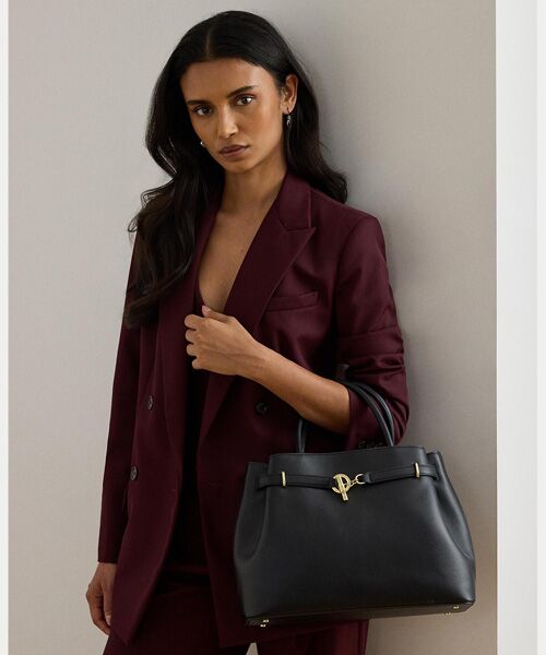 LAUREN RALPH LAUREN / ローレン ラルフ ローレン ハンドバッグ | レザー ラージ Blaike サッチェル | 詳細6