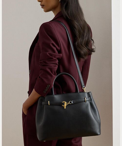 LAUREN RALPH LAUREN / ローレン ラルフ ローレン ハンドバッグ | レザー ラージ Blaike サッチェル | 詳細5