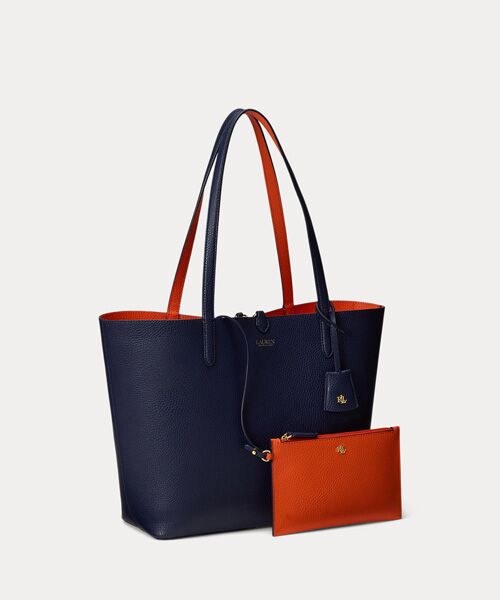 LAUREN RALPH LAUREN / ローレン ラルフ ローレン トートバッグ | フェイクレザー ラージ リバーシブル トート バッグ | 詳細1