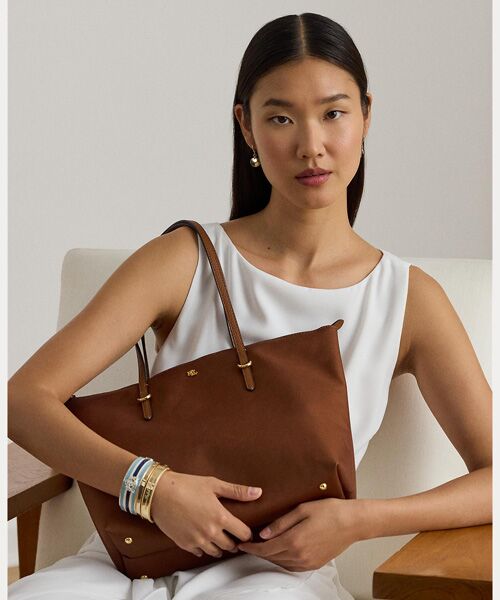 LAUREN RALPH LAUREN / ローレン ラルフ ローレン トートバッグ | オックスフォード ミディアム Keaton トート | 詳細5