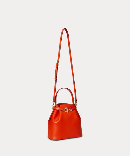 LAUREN RALPH LAUREN / ローレン ラルフ ローレン ショルダーバッグ | レザー ミディアム Blaike バケット バッグ | 詳細1