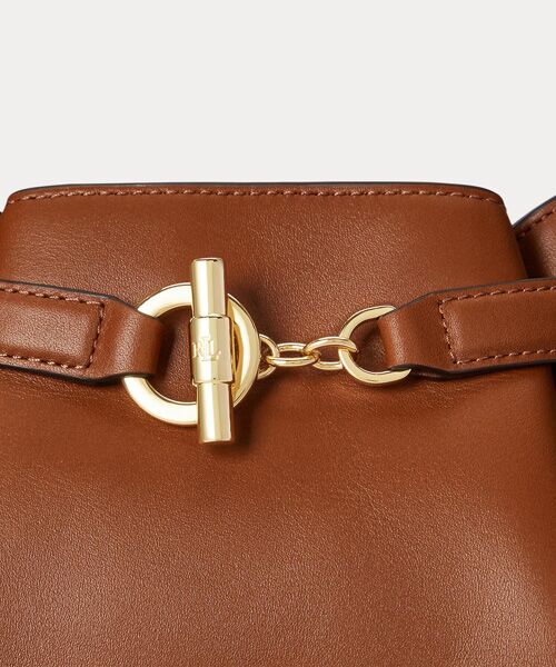 LAUREN RALPH LAUREN / ローレン ラルフ ローレン ショルダーバッグ | レザー ミディアム Blaike バケット バッグ | 詳細4