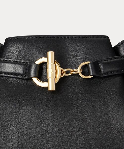 LAUREN RALPH LAUREN / ローレン ラルフ ローレン ショルダーバッグ | レザー ミディアム Blaike バケット バッグ | 詳細4