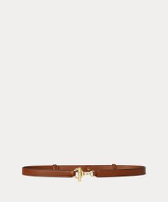 LAUREN RALPH LAUREN / ローレン ラルフ ローレン ベルト・サスペンダー | レザー トグル スキニー ベルト