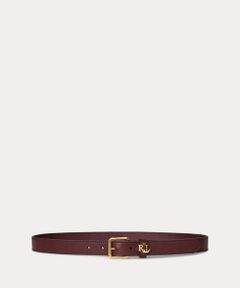 LAUREN RALPH LAUREN / ローレン ラルフ ローレン ベルト・サスペンダー | ロゴキーパー レザー スキニー ベルト