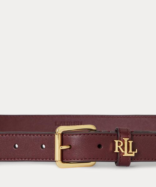 LAUREN RALPH LAUREN / ローレン ラルフ ローレン ベルト・サスペンダー | ロゴキーパー レザー スキニー ベルト | 詳細1