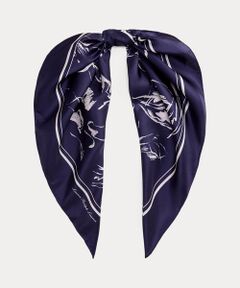 LAUREN RALPH LAUREN / ローレン ラルフ ローレン バンダナ・スカーフ | フローラル シルク スクエア スカーフ