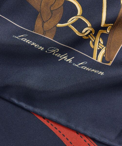 LAUREN RALPH LAUREN / ローレン ラルフ ローレン バンダナ・スカーフ | ベルティングプリント シルク スクエア スカーフ | 詳細2