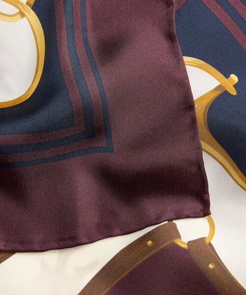 LAUREN RALPH LAUREN / ローレン ラルフ ローレン バンダナ・スカーフ | ロゴ エクエステリアンプリント シルク スクエア スカーフ | 詳細2