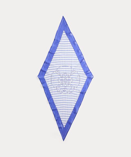 LAUREN RALPH LAUREN / ローレン ラルフ ローレン バンダナ・スカーフ | ジオプリント シルク スクエア スカーフ | 詳細1