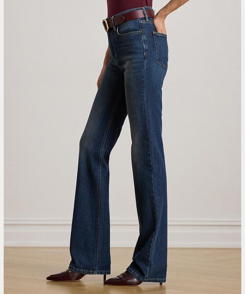 LAUREN RALPH LAUREN / ローレン ラルフ ローレン デニムパンツ | ハイライズ ストレート ジーンズ | 詳細3