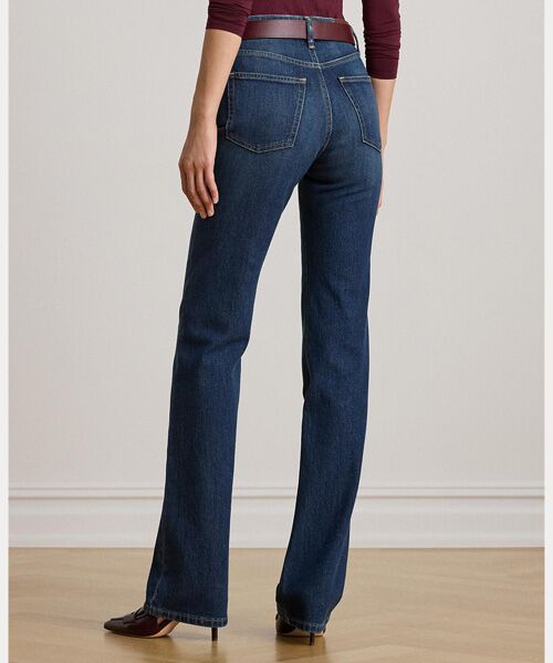 LAUREN RALPH LAUREN / ローレン ラルフ ローレン デニムパンツ | ハイライズ ストレート ジーンズ | 詳細4