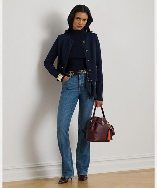 LAUREN RALPH LAUREN / ローレン ラルフ ローレン その他アウター | クロップド クルーネック セーター ジャケット | 詳細2