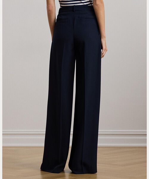 LAUREN RALPH LAUREN / ローレン ラルフ ローレン その他パンツ | ダブルフェイスド ジョーゼット ワイドレッグ パンツ | 詳細3