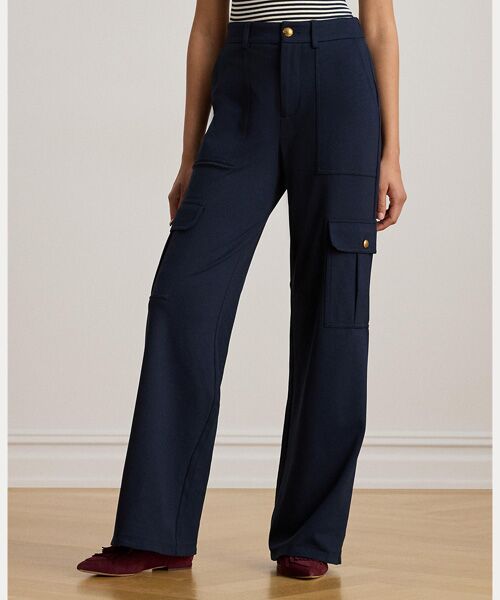 LAUREN RALPH LAUREN / ローレン ラルフ ローレン カーゴパンツ | ポンチ ワイドレッグ カーゴ パンツ | 詳細2