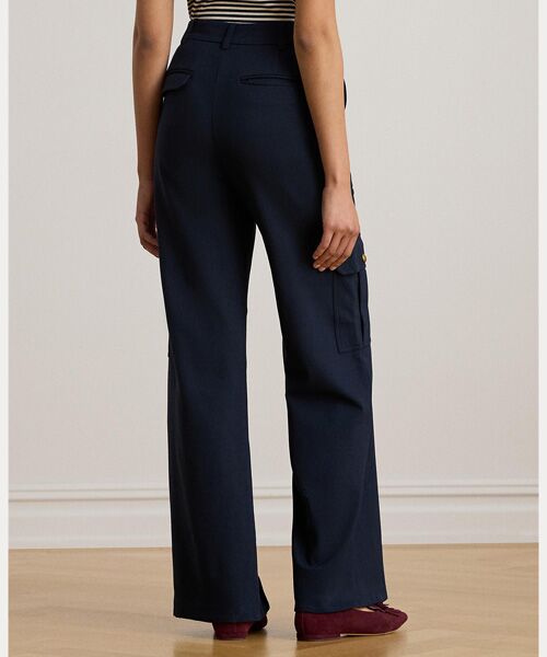 LAUREN RALPH LAUREN / ローレン ラルフ ローレン カーゴパンツ | ポンチ ワイドレッグ カーゴ パンツ | 詳細3