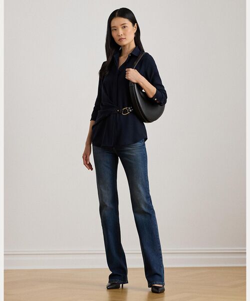 LAUREN RALPH LAUREN / ローレン ラルフ ローレン シャツ・ブラウス | バックルトリム ジョーゼット ブラウス | 詳細2